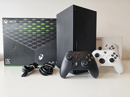 Xbox Series X 1tb Con Lectora + Caja, Cables Y 2 Controles
