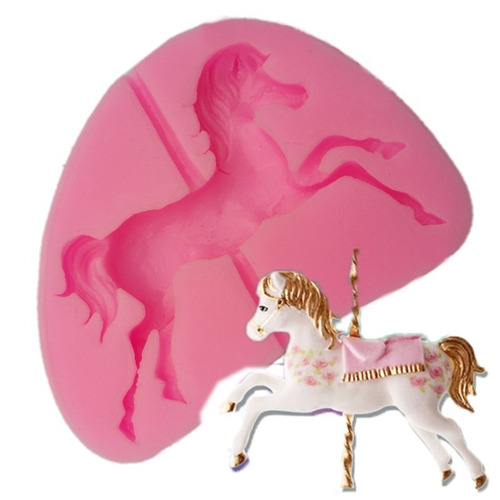 Molde De Silicona Fondant Caballo