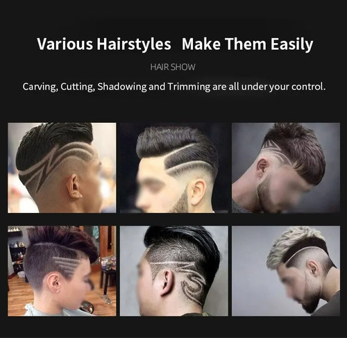 Maquina Profesional Para Afeitar Y Corte De Pelo Recargable