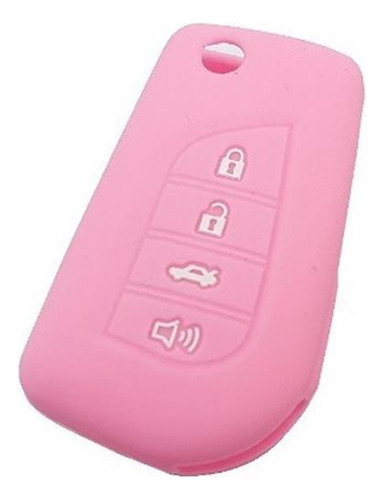 Capa Silicone 4 Botões Espada Toyota Rav-4 Rav4 2020