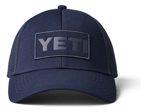 Gorra Yeti Original Navy On Navy Patch Trucker Hat 