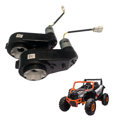 2 Motor Carrito Montable Utv-mx 24 Volts Muy Potentes