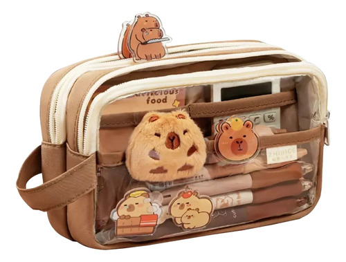 Para Un Elegante Estuche De Papelería En El Portalápices Cap