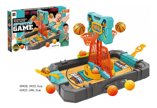 Juego De Mesa Basketball 2 Aros + 2 Catapultas 43x27cm