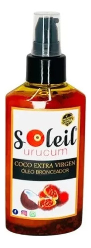 Óleo Bronceador De Coco Orgánico Extra Virgen Con Urucum 150