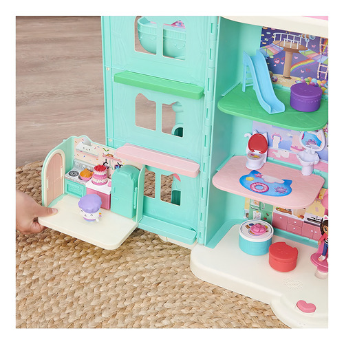 Gabbys Dollhouse Bakey Com Cozinha Cakey Figura 3 Cor Multicolor
