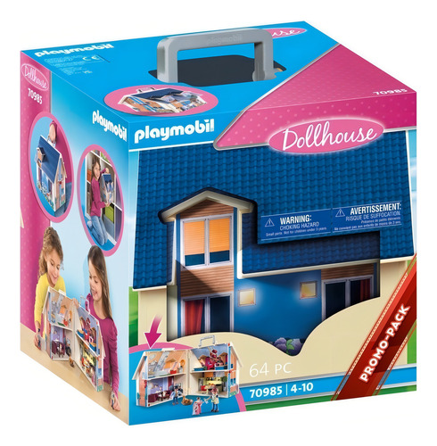 Playmobil Casa De Muñecas Maletín 70985