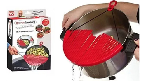 Colador De Verduras Fideos Escurridor Extensible