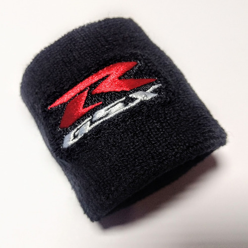 Imagem 3 de 6 de Meia Preta Reservatório Óleo + Chaveiro Suzuki Gsx-r Bordado