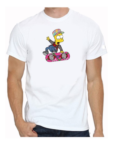 Polera Estampoda Bart Volver Al Futuro