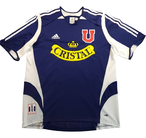 Camiseta Local U De Chile 2005, adidas, #11 Salas, Talla L