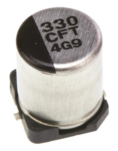 Capacitor Electrolítico Smd, Elegir 100uf, 330uf, 10 Piezas