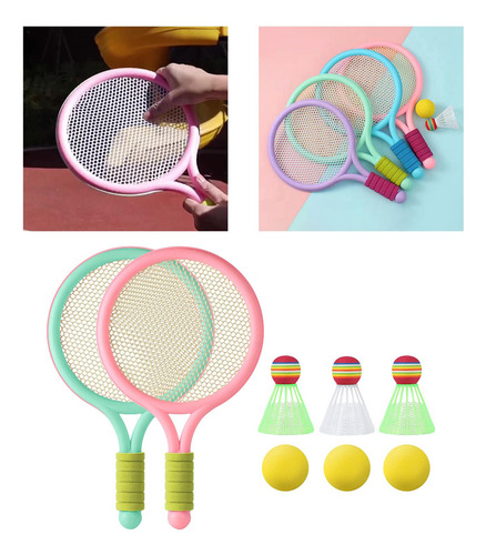 Juegos De Bádminton, Juego De Juguete Para Verde Rosa