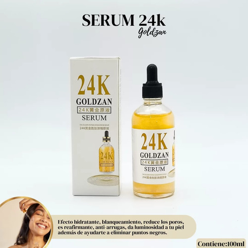 Serum Goldzan 24k Anti-arrugas Hidratante Oro Reparador