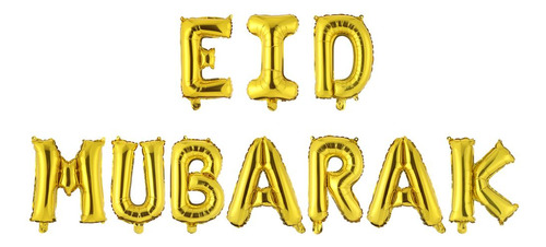 Globos Inflables De Helio Para Eid Mubarak, Ramadán, Mubarak