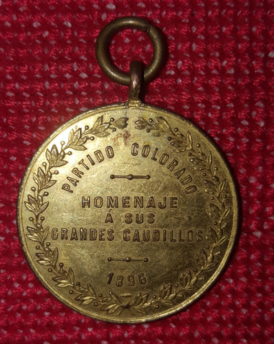Medalla Antigua-partido Colorado-1896(# 136)
