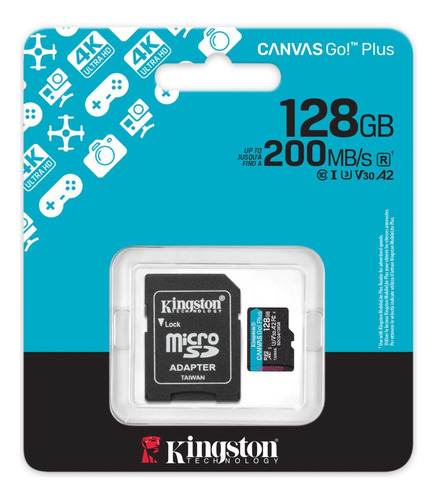 Tarjeta De Memoria Microsdxc Canvas Go Plus Gen4 128gb