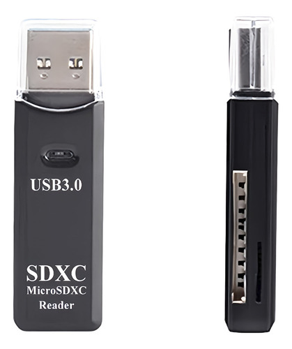 Adaptador Lector Tarjetas Sd Tf Micro Sd Usb 3.0 Pc 2 En 1 