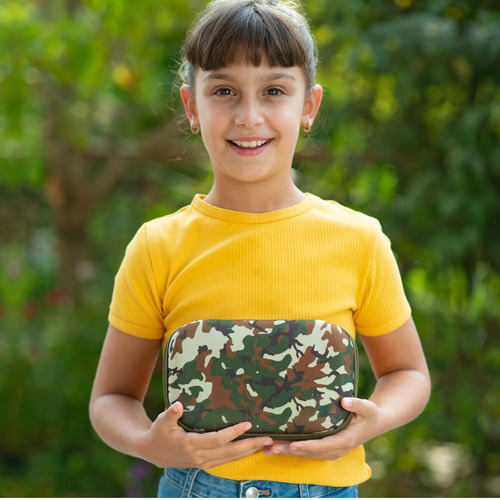 Caja De Lápices De Camuflaje Para Niños Estuche Escolar