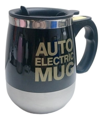 Caneca Elétrica Magnética Automática Mistura Shake Café Chá Cor Preto Auto Eletric Mug