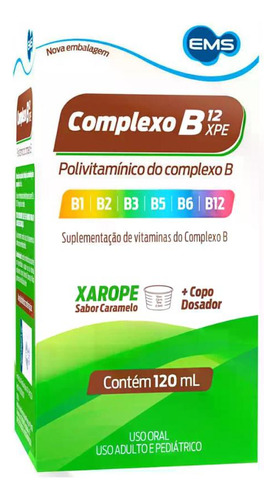 Complexo B Xarope Ems 120ml (b12)