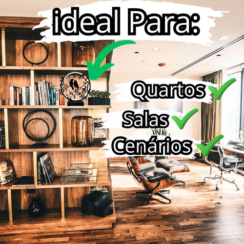 Luminária De Mesa Para Sala, Escritório, Quarto, E Cenário Casal De Pássaros Preto Luz Amarela Suave