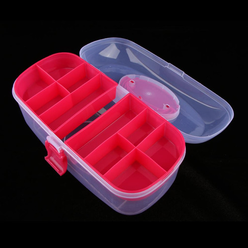 Estuche De Almacenamiento Accesoiros De Organizador Rojo