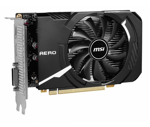 Imagen 2 de 6 de Placa De Video Msi Geforce Gtx 1630 Aero Itx 4g Oc Gddr6