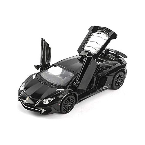 Iooboo Aleación Coleccionable Negro Lamborghini Coche Psrvs