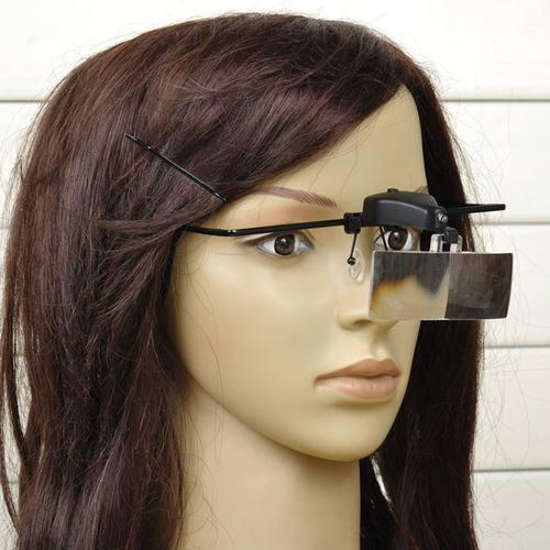 Lupa Con Lentes Intercambiables Y Lámpara De Iluminación