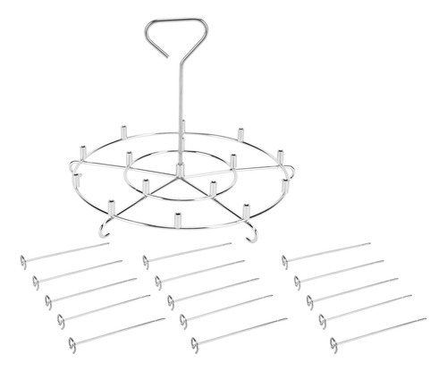 Juego De Soportes Para Pinchos De Acero Inoxidable 304 Para