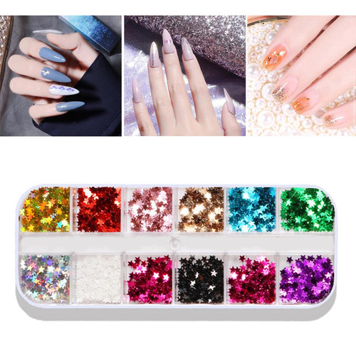 Dos Cajas Nail Art Glitter