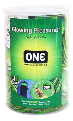 One Glowing Pleasures Preservativos Que Brillan En La Oscuri