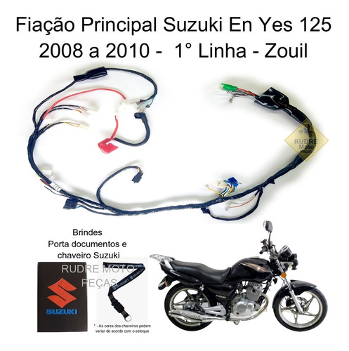 Fiação Principal Chicote Suzuki En Yes 125 2008 A 2010