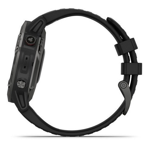 Smartwatch Gps Garmin Fenix 6 Pro Safira Cinza Hrm 47mm Topo
