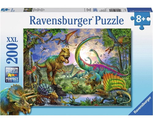 Rompecabezas Ravensburger Reino De Dinosaurios 200 Piezas 8+