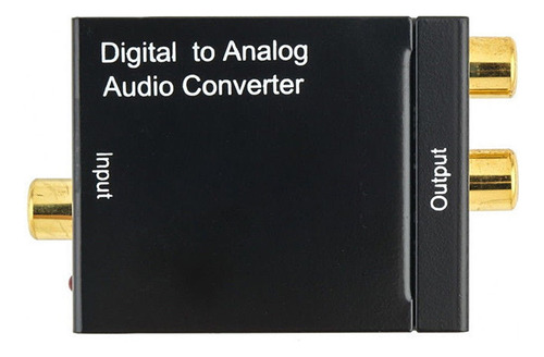 Convertidor Audio Óptico O Coaxial A Analógico Rca + Cables