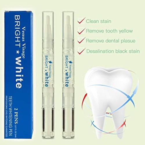 Lápiz Blanqueador De Dientes, 2 Pzas, Más De 20 Usos