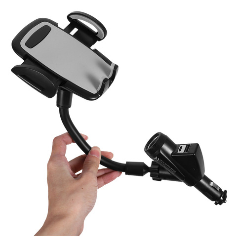 Soporte De Coche Con Doble Puerto Usb Para Teléfono Móvil, C