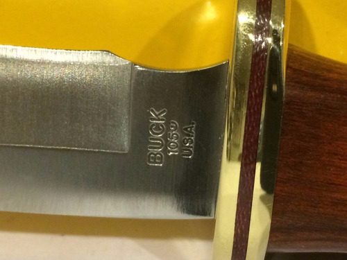 Imagen 6 de 6 de Cuchillo Buck 105 Pathfinder Cocobola 420hc Hoja 12,7cm.