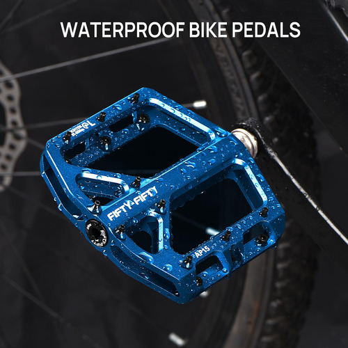Pedales De Bicicleta Fifty-fifty Mtb Antideslizantes De Alea Azul
