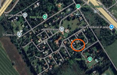 Terreno En Venta - Barrio Privado El Jaguel