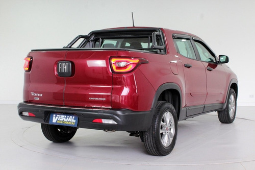 Imagem 4 de 17 de Fiat Toro 1.8 Endurance Flex Automático 6m - 2020 - Vermel