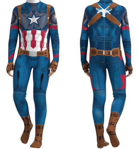 Trajes De Juego De Trajes De Capitán América Para Adultos Y