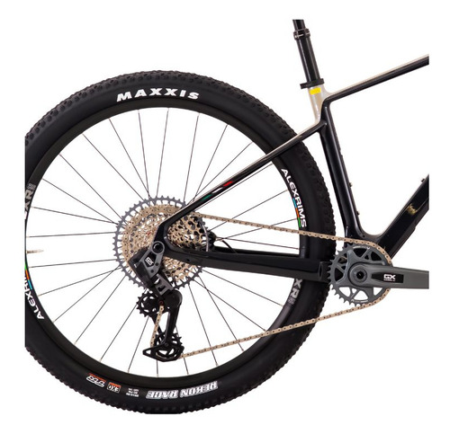 Bicicleta Mtb Oggi Agile Pro Carbon Sram Gx T-type Cor Preto Tamanho Do Quadro M