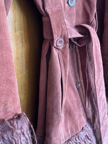 Tapado Trench Gamuza (real) Forever 21 Talle S (Usado)