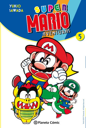 Super Mario Nãâº 05, De Sawada, Yukio. Editorial Planeta Cómic, Tapa Blanda En Español