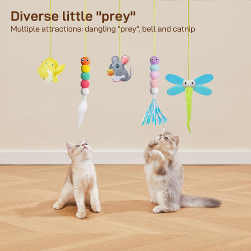 Potaroma Juguetes Interactivos De Plumas Para Gato 5 ...