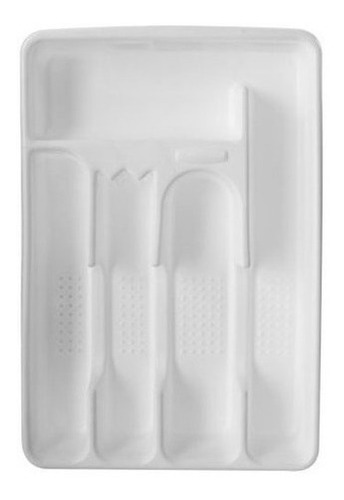 Bandeja De Cubiertos Rubbermaid Small White Fg2919rdwht