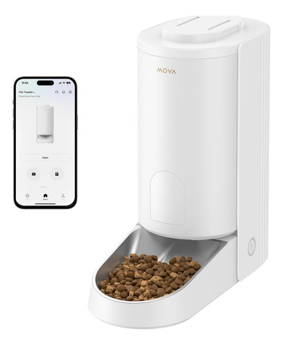 Alimentador Automático Para Gatos Mova Pf10 Pro 3.4l App